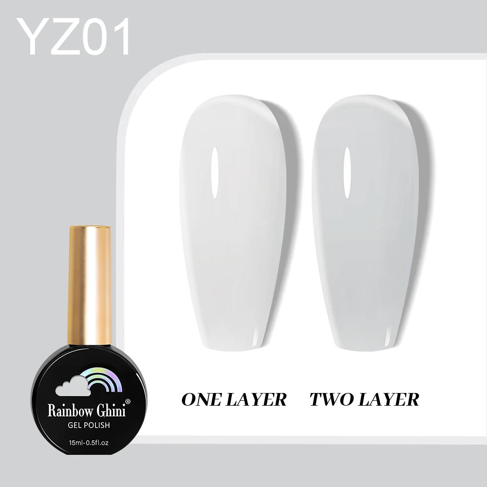 RG 15ML HEMA&TPO FREE Summer Series Fluorescent Gel Polish in Sporty Style Y2K Nail Polish Suitable for Parties Nail Art UV Gel