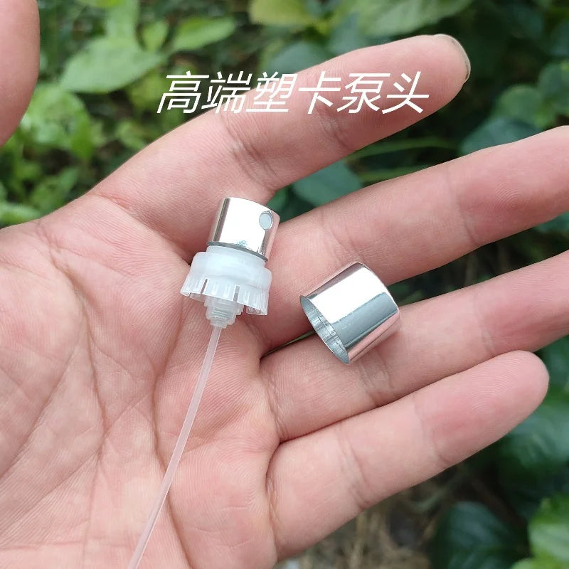 5pcs 100ml Empty Premium Perfume Bottle Clear Polished Glass Spray Bottle Crimp Nick Bayonet Empty Spray Bottle Need A Tool