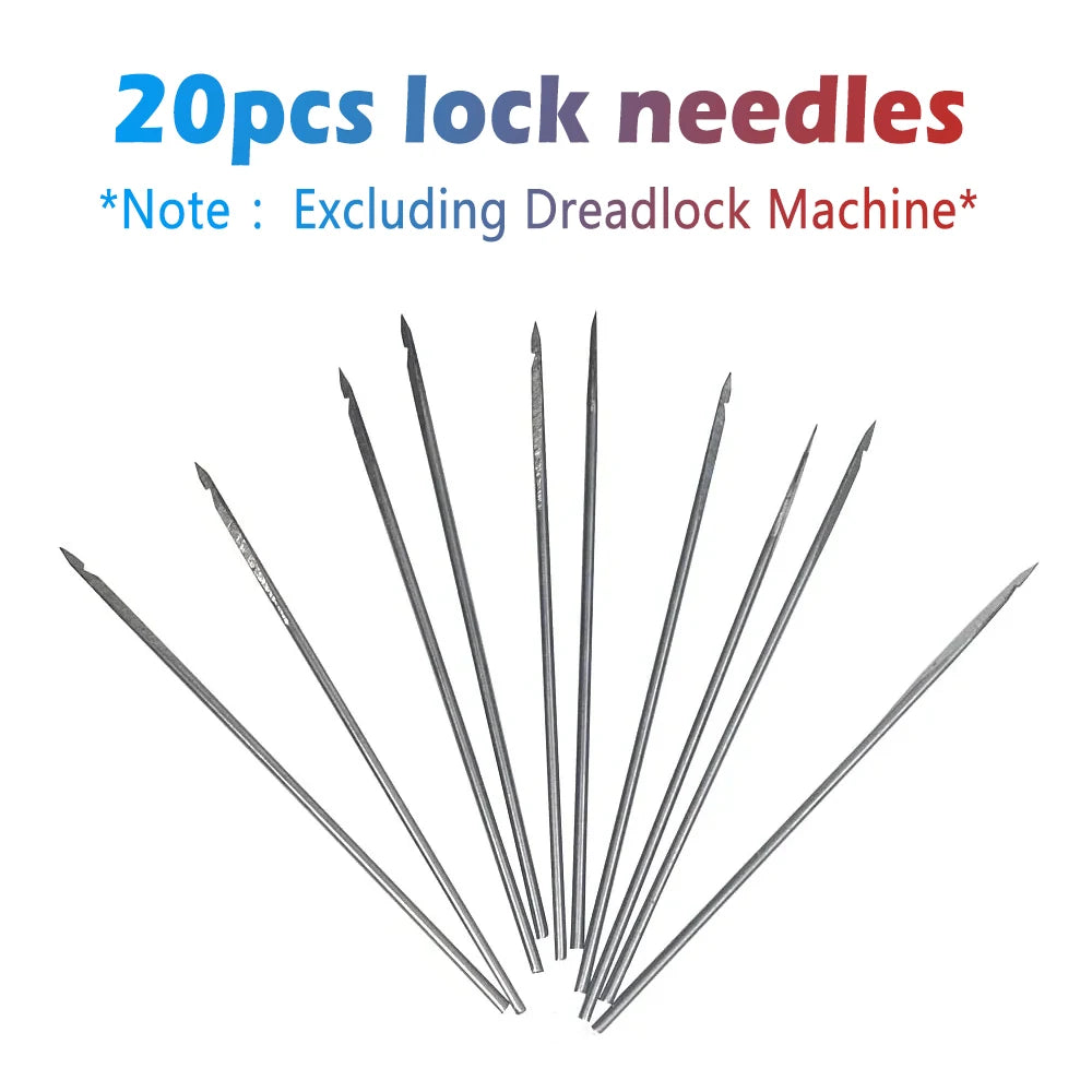 Dreadlocks Machine,Portable Automatic Dreadlock,with 6 Replacement Head6-16mm,Dreadlock Crochet Braiding Making Machine