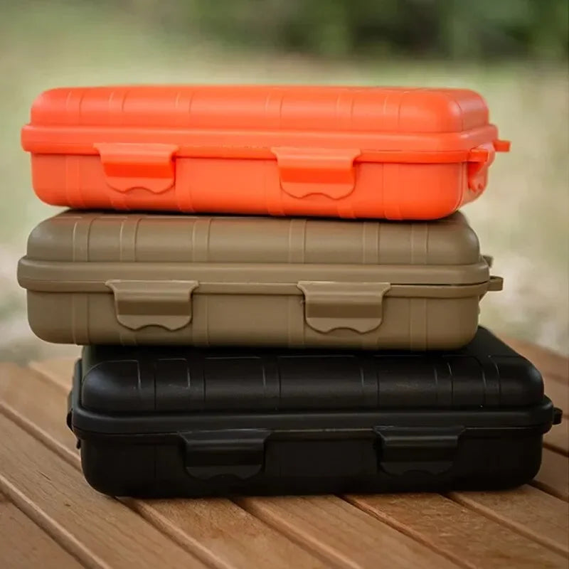 EDC Tool Box Outdoor Camping Survival Kit Shockproof Waterproof Case Sealed Box Outdoor Survival Storage Box Small
