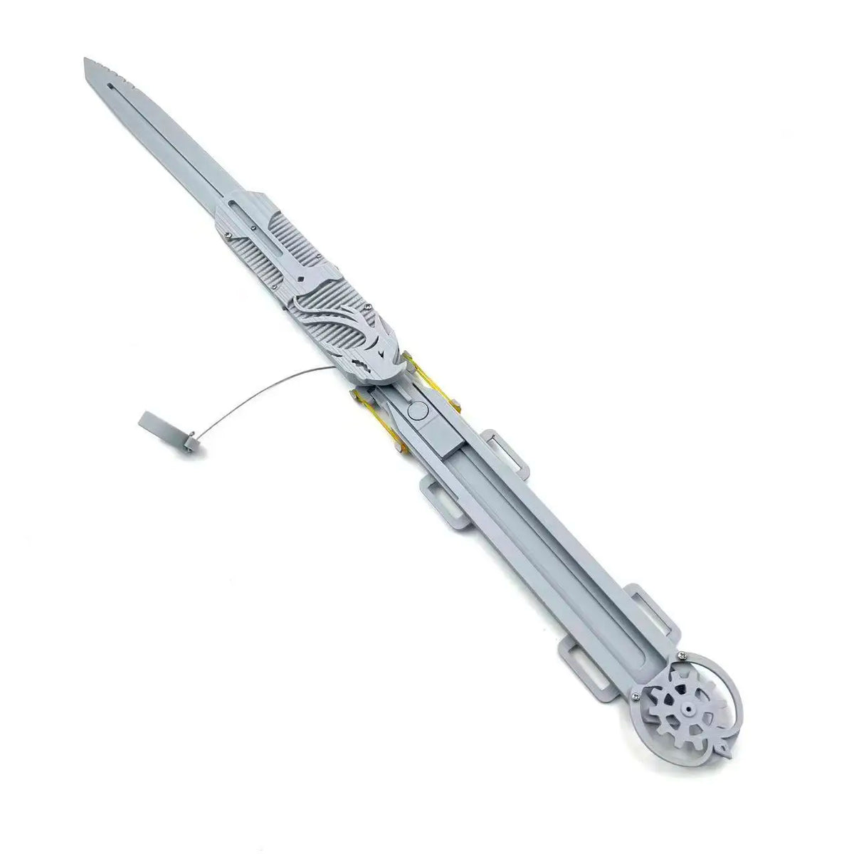 3D Printed Gravity Operated Hidden Blade Arm Sword, Up and Down by Gravity, Non-Elastic Control, Halloween Costume Prop