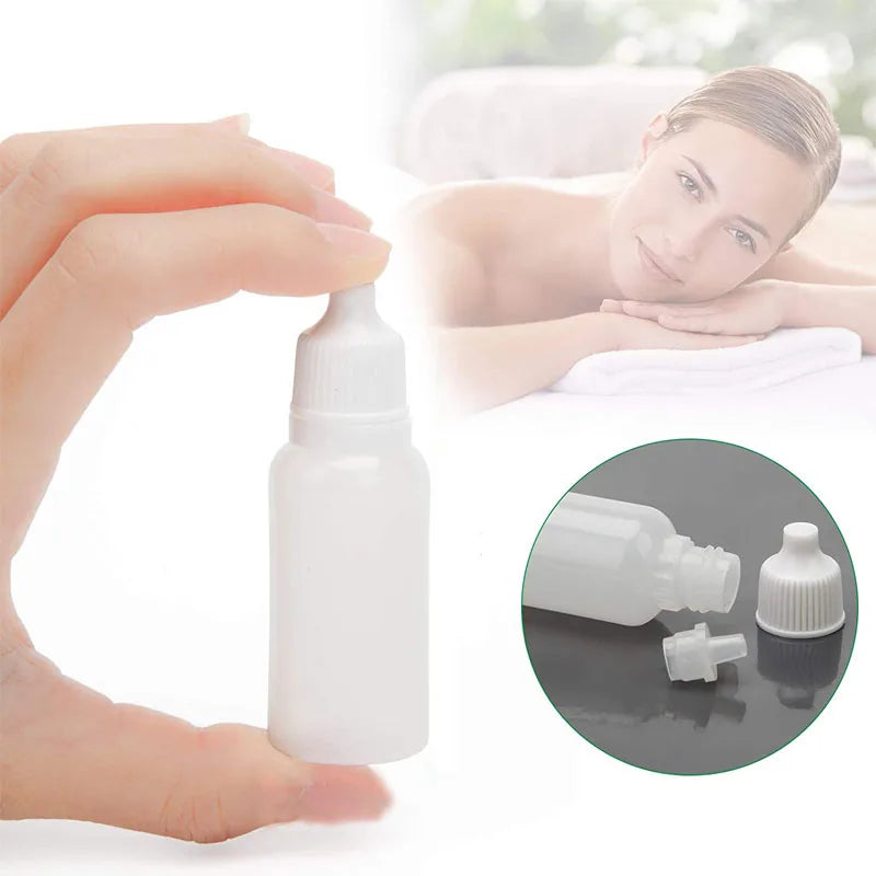 10pcs 3ml-120ml Plastic Dropper Bottles Empty Squeeze Liquid Eye Dripper Containers with Child Resistant Cap Travel Sample Vials