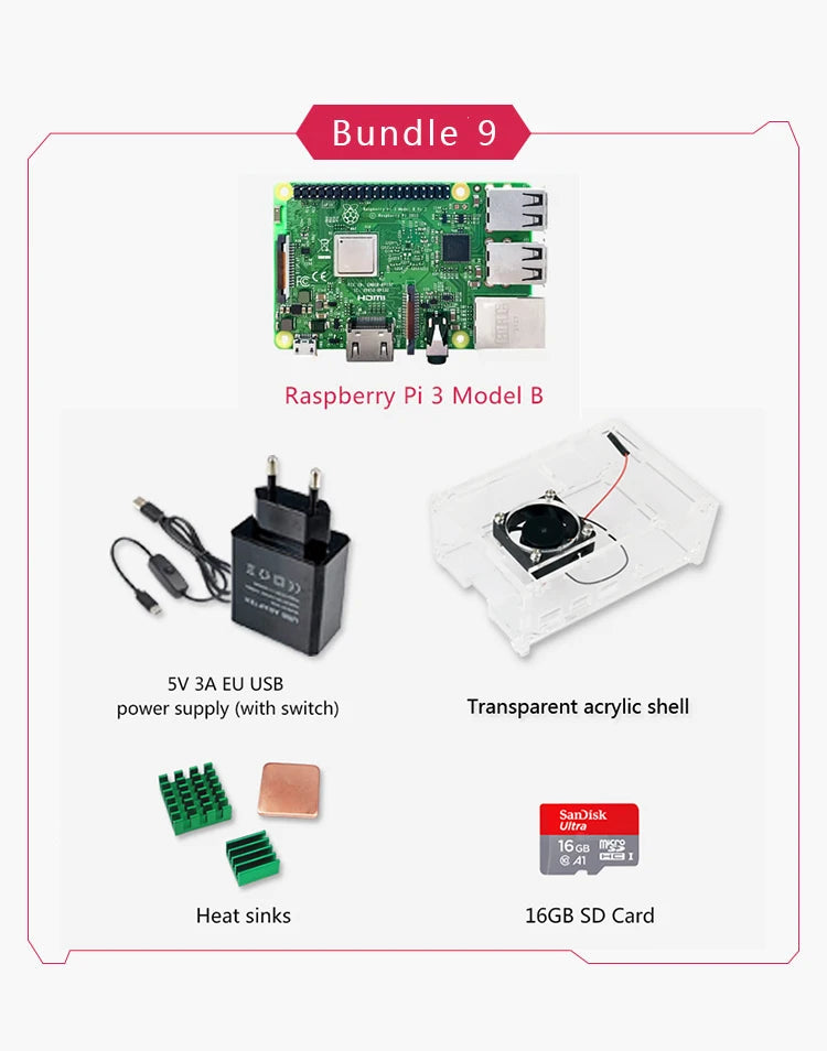 Original Raspberry Pi 3 Model B /3B+ Plus BCM2837 1.2G ,Raspberry Pi 3 B+ with 2.4G & 5G WIFI 4.2 Bluetooth and PoE
