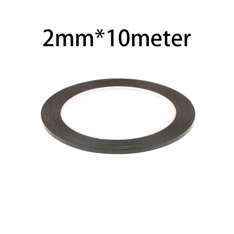 2-5MM 10M Black Strong Adhesive Tape Roll For IPad Tablet LCD Touch Glass Frame Back Cover Repair Double Side Glue For Phone