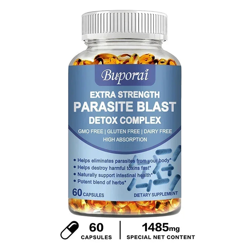 Parasite Blast Detox Complex - Promotes Intestinal Health, Digestive Health and Improves Immune System, Metabolism