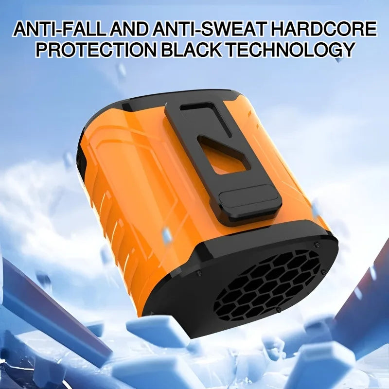 Hanging Waist Ice Fan With Light Digital Display Hanging Waist Fan
