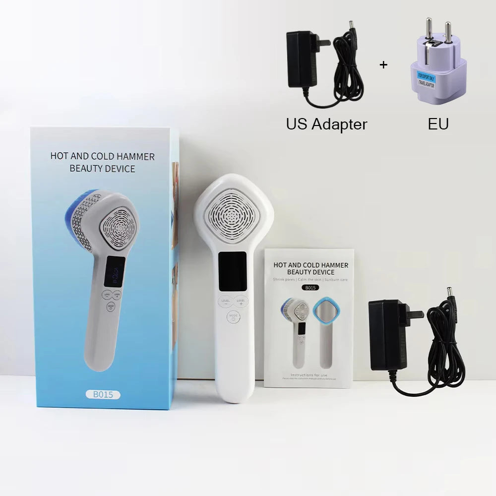 -5 To 48 Degree Ice Hammer Face Massager Ice Massage Beauty Instrument 6 Colors Photon Light Therapy for Skin Rejuvenation