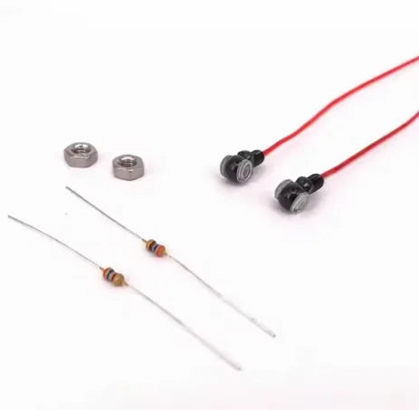 1Pair LED Position Lamp Side Lights for 1/14 Tamiya RC Truck Car For Scania 770S BENZ 3363 For VOLVO FH16 MAN Diy Parts Toys