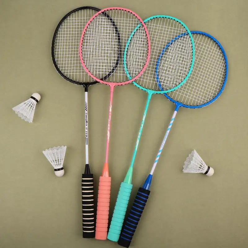 1Set Badminton Rackets Professional Durable Leisure Sports Racquet Badminton Training Racket Set For Beginners