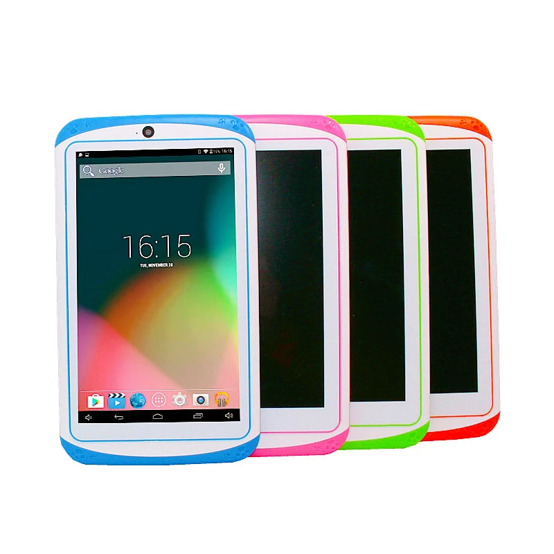 7 INCH Android 10 RAM 1GB +16GB ROM Gift Kid Tablet E98 WIFI Dual Camera Quad-Core Free Silicone Case 3D Glassess