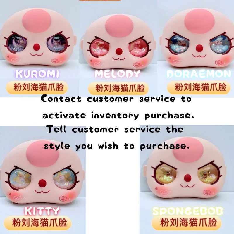 In Stock Baby Three 400% Bb3 Exquisite Quicksand Eye Replacement Part Cute Doll Accessoires Face Shell