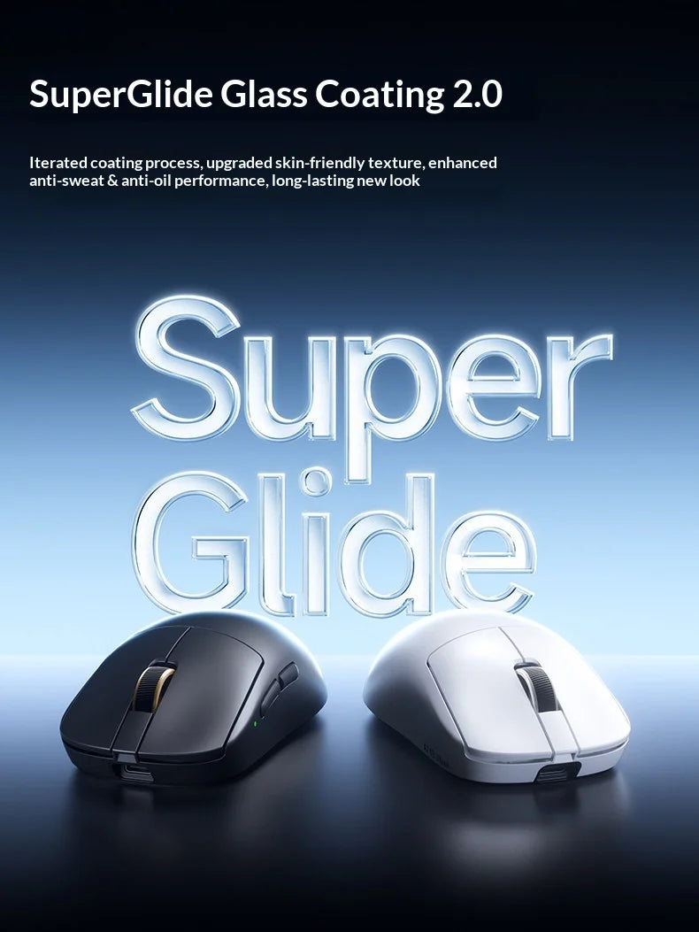 MCHOSE A7 V3 Ultra Gaming Mouse PAW3955Ti Super Sensor 20000FPS Tracking Accuracy 8kHz Polling Rate Low Latency Super Glide
