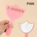 Professional Eyelash Extension Mirror - High Definition Glass, with Handle for Precision Lashing & Makeup