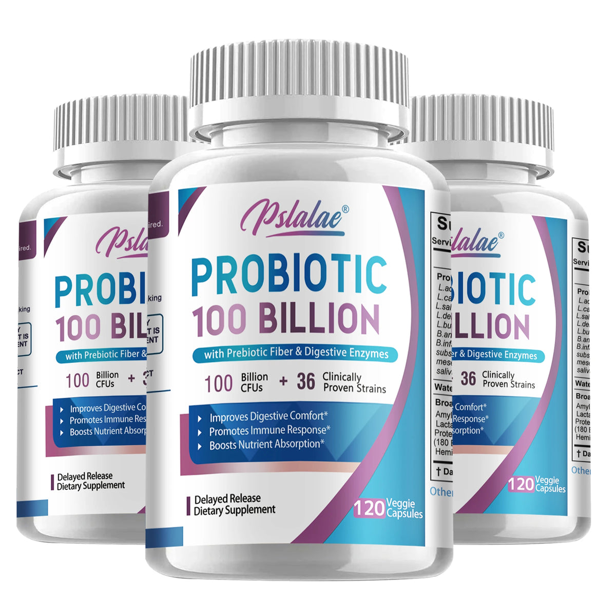 Probiotics 100 Billion - Help with Intestinal Health, Nutrient Digestion, Weight Management, Bloating Relief, Calorie Control