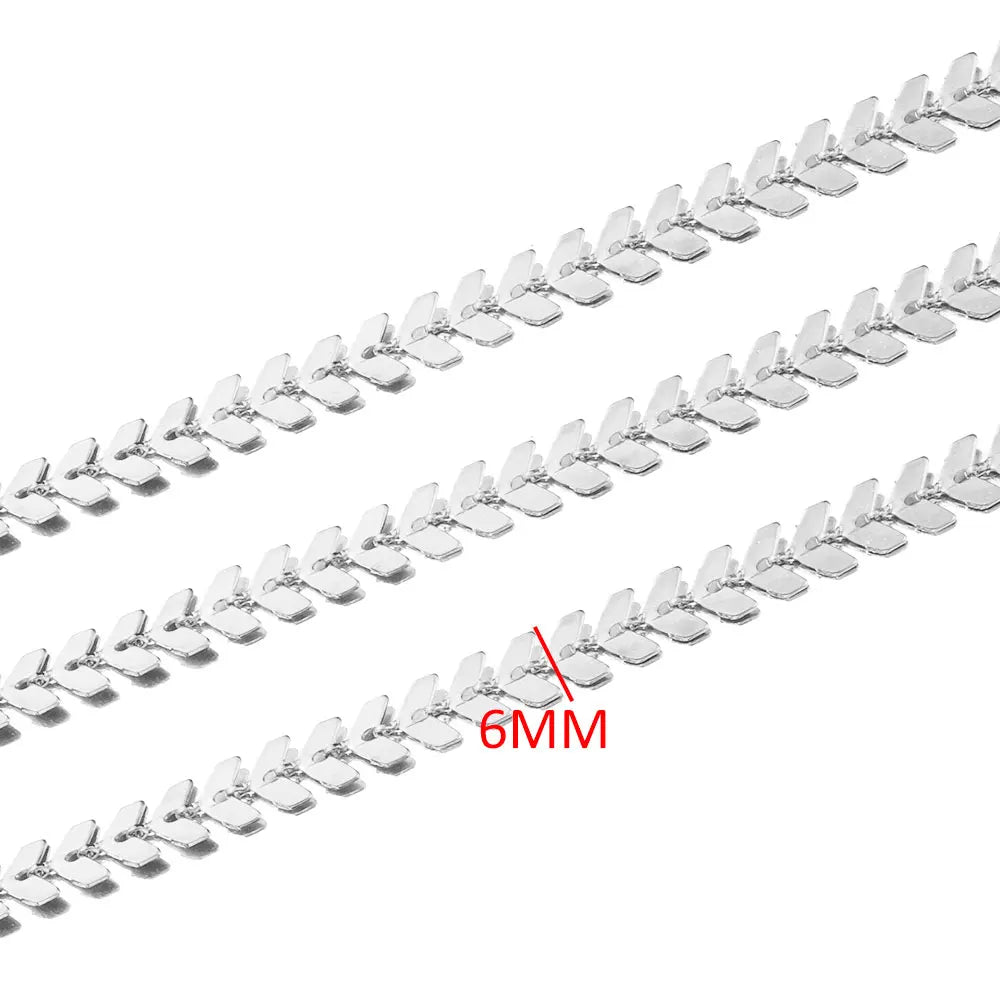 1 Meter Stainles Steel Gold Handmade Star Shells Chains for Women Necklace Bracelet Anklet Making Supplies Bulk Items Wholesale