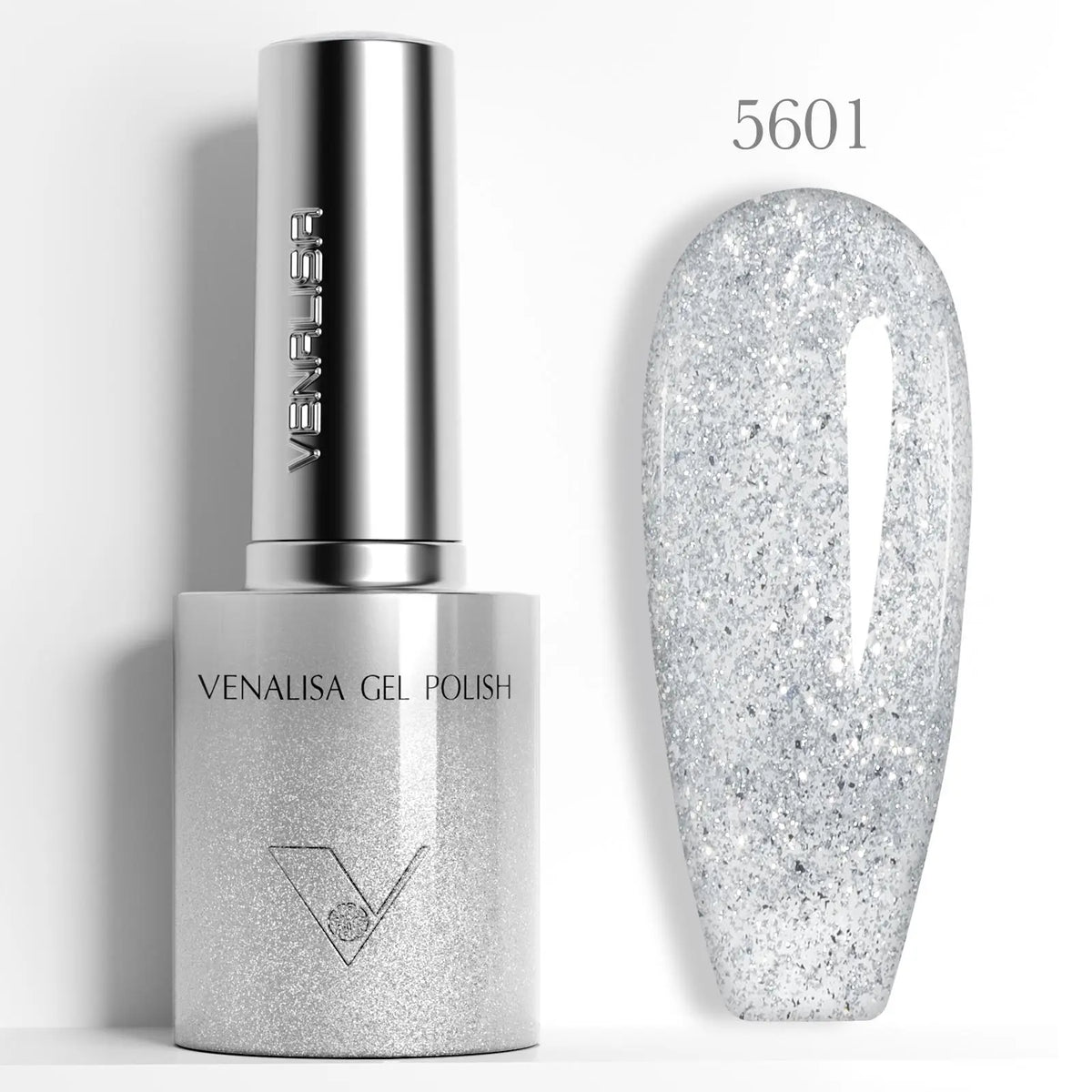 10ml Venalisa Hema Free TPO Free Gel Nail Polish Christmas New Year Soak Off Glitter Red Colors Cat Eye Magnet Nail Gel Polish