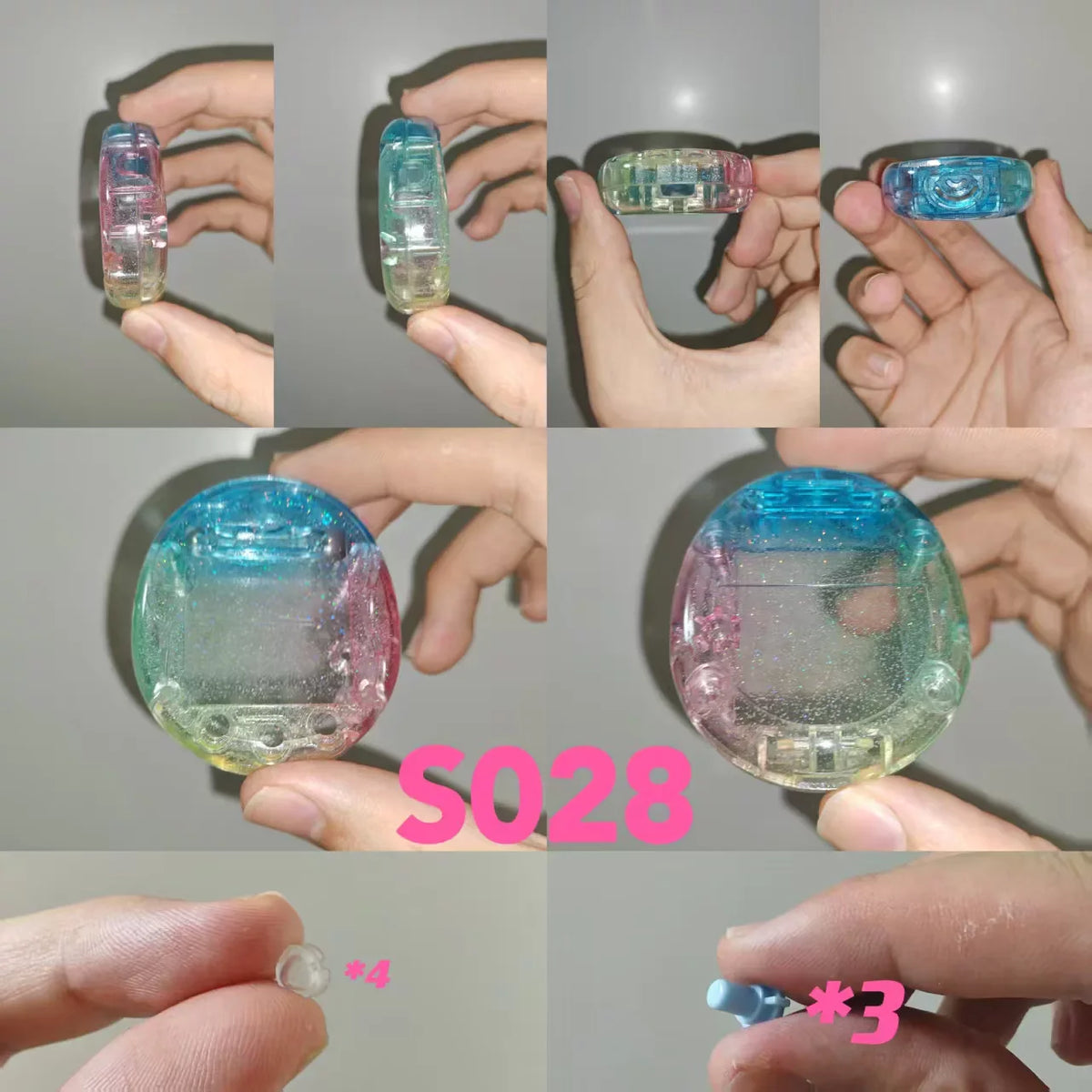 New Bandai Tamagotchi Uni Replacement Shell / Custom Shell Fashionable Colorful Modification Case
