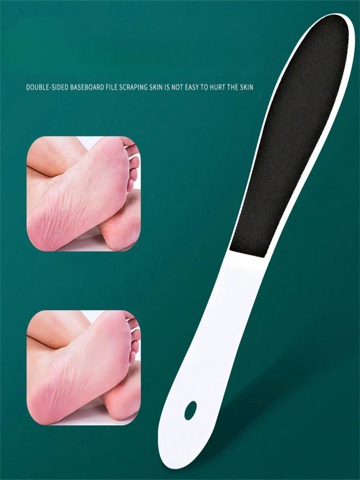 10 Double-Sanded Foot Files, Coarse and Fine Grinding, Double-Sided Foot Scraper, Soft Foot Scab Remover, Foot Care Heel Scrub