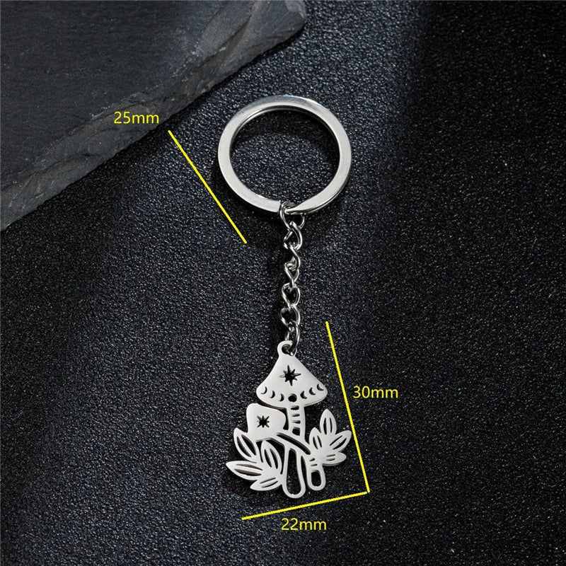 Unique Metal My Shape Chemistry Atom Keychains for Women Men Stainless Steel Car Key Chain Accessories Keyring Gifts Never Fade