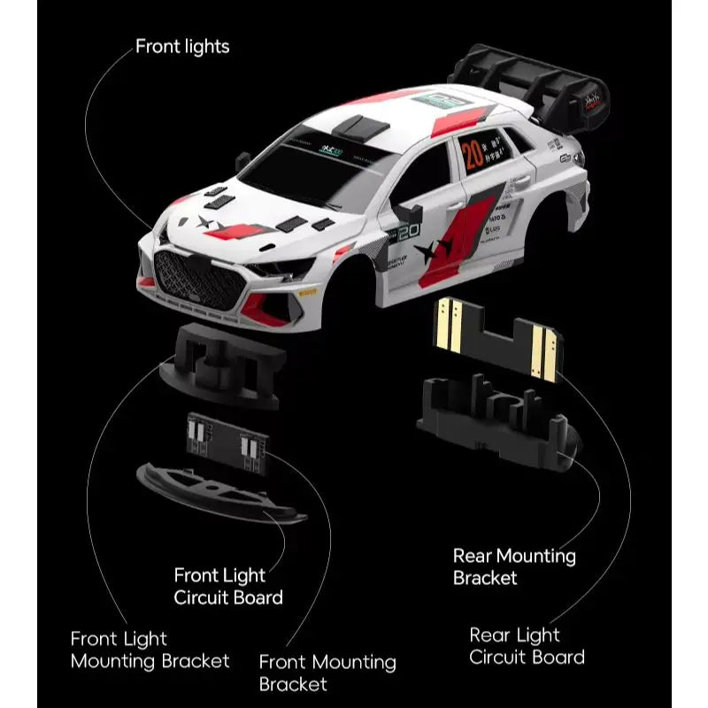 1/76 Turbo Racing C78 Rc Car Mini Team Pegasus 3 Official Joint Limited Edition Ultra-micro Rc Drift Car Boy Tabletop Racing Toy