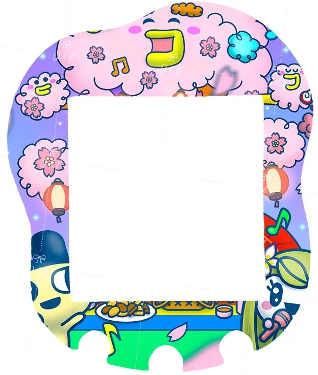 Bandai Tamagotchi Uni Electronic Pet Color Panel Film Panel Paper Soft Film Directly Paste  The Machine Without Disassembling It