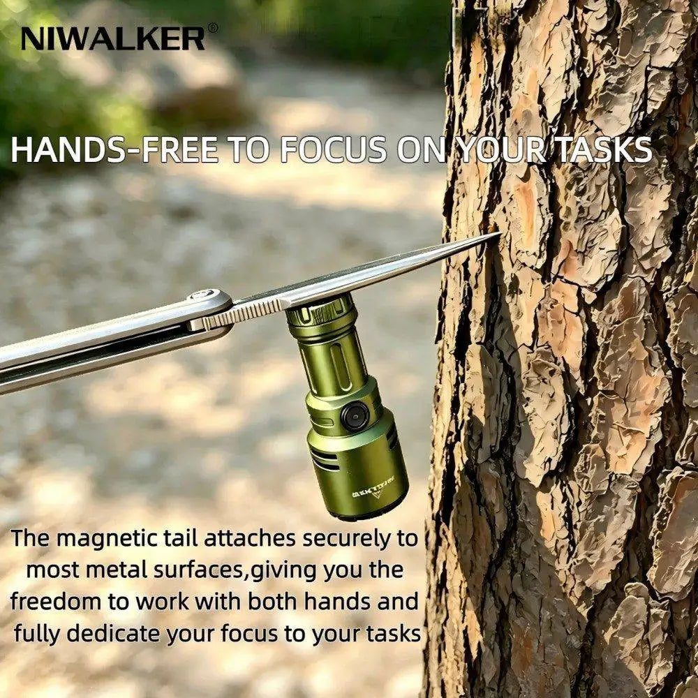 Niwalker N50S Long Range Compact EDC Flashlight 1750Im Led Rechargeable Light Mini Flash Light