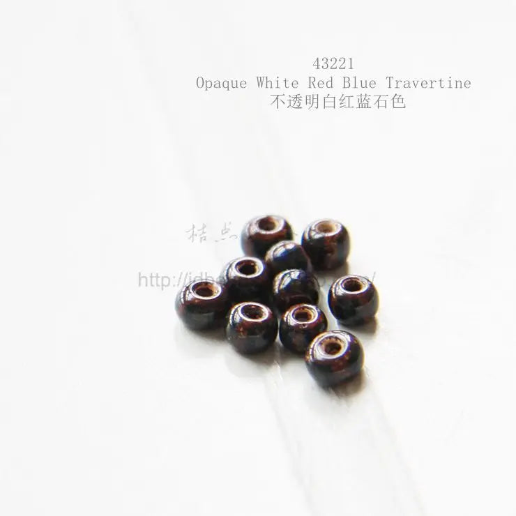 DIY Supply-10 Grams Czech Glass Preciosa 6/0 Seed Beads - Size 6 (6C3)