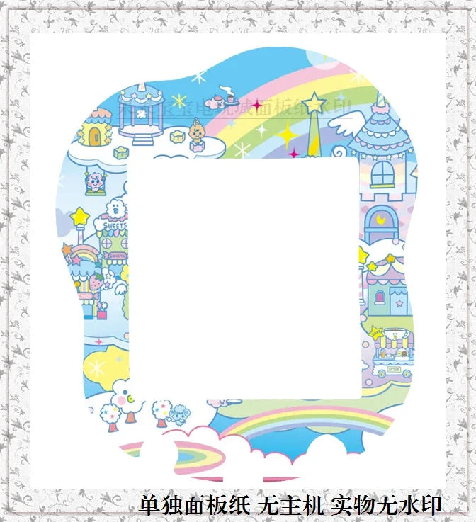 Bandai Tamagotchi Uni Electronic Pet Color Panel Film Panel Paper Soft Film Directly Paste  The Machine Without Disassembling It