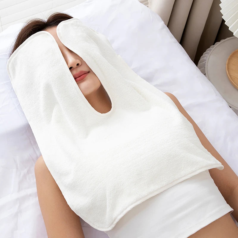 1PC Beauty Salon Skincare Massage Towel Microfiber SPA Facial Towel Esthetician U Shape Face Wrap Towels Face Skin Care Tools