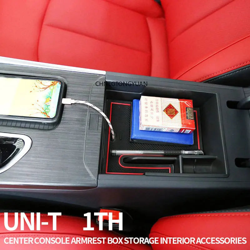 Armrest Box Storage Box Storage FOR Changan Unit Uni-t 2020-2026 Compartment Interior Decoration Special Car Part Accessories