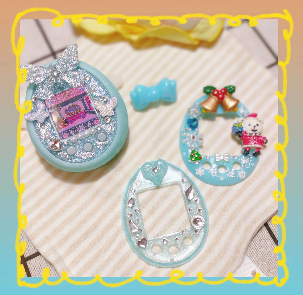 Tamagotchi Uni Electronic Pet Color Panel 4u/4u Paper Soft Film Love Drill Wings Paste The Machine Faceplate Gift