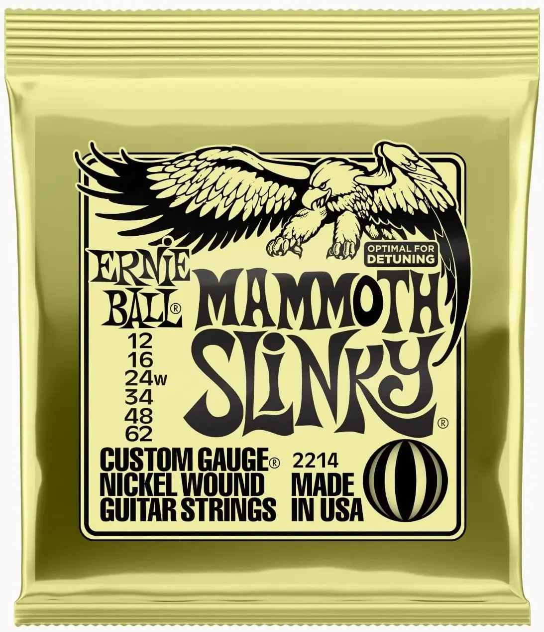 5pc/10pc Ernie Ball Slinky Nickel Wound Electric Guitar Strings – 7-Strings & 8-StringS Available