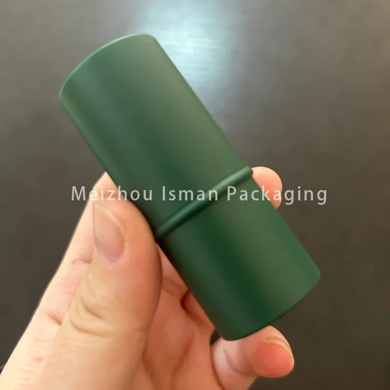 50Pcs Newest Refillable Fat 6g Matte Pink Cheek Lip Balm Packaging Foundation Stick Container Eyeshadow Concealer Stick Tubes