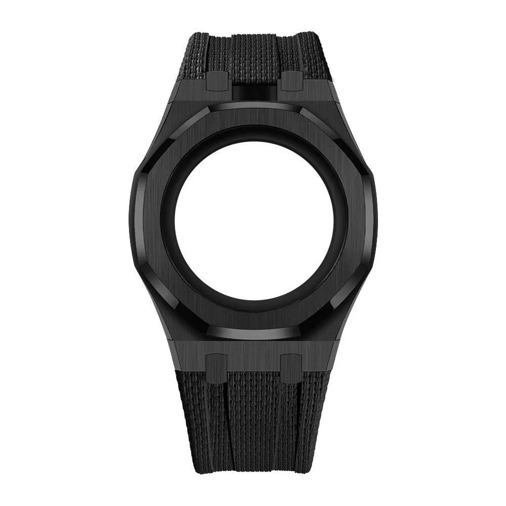 Luxury Stainless Steel Case+Stainless Steel Strap Modification kit Pocket Changer To Wristwatch For Royal POP