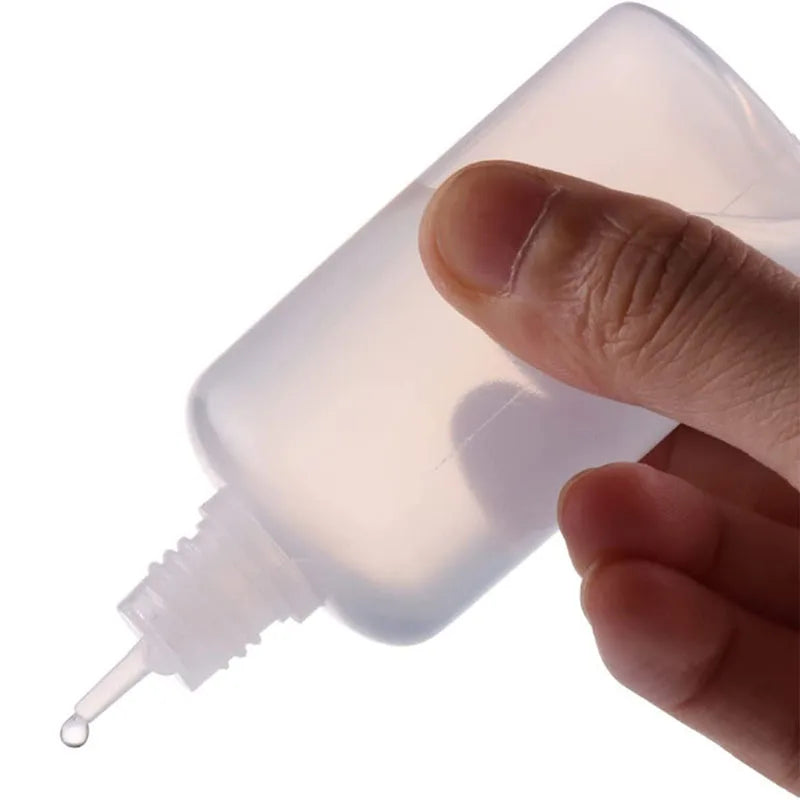 10pcs 3ml-120ml Plastic Dropper Bottles Empty Squeeze Liquid Eye Dripper Containers with Child Resistant Cap Travel Sample Vials