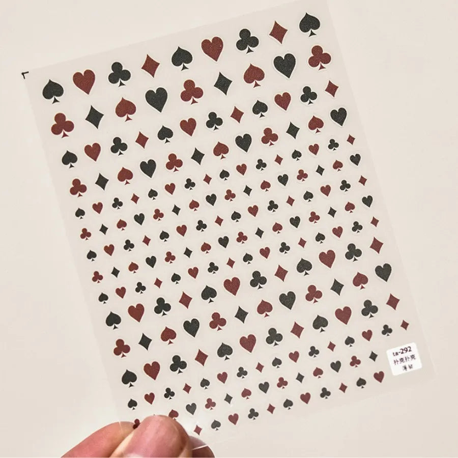 1pcs 5D Shell Light Nail Stickers Fashion Gold Border Love Heart Bowknot Moon Star Art Decal High Quality Manicure Decorations