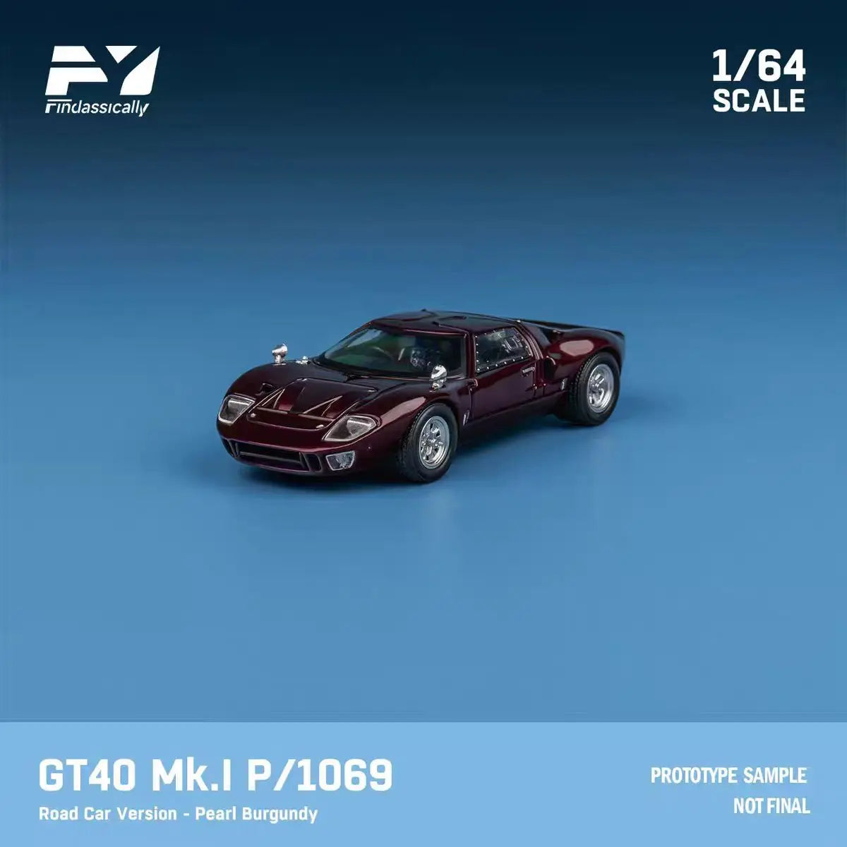 Findclassically FY 1:64 GT40 MK II Alloy Model Collectible Toy Decoration Gift
