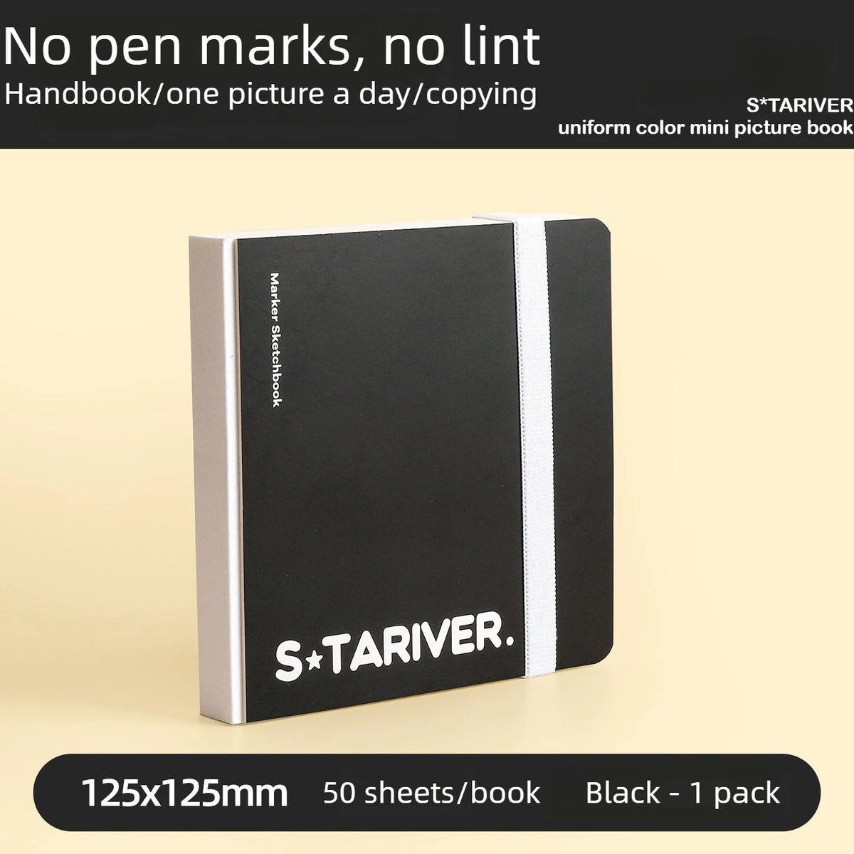 200g/㎡ Acrylic Marker Drawing Notebooks Paper No Bleed Art Paper Cotton Fiber Watercolor Paper for Office School Supplies