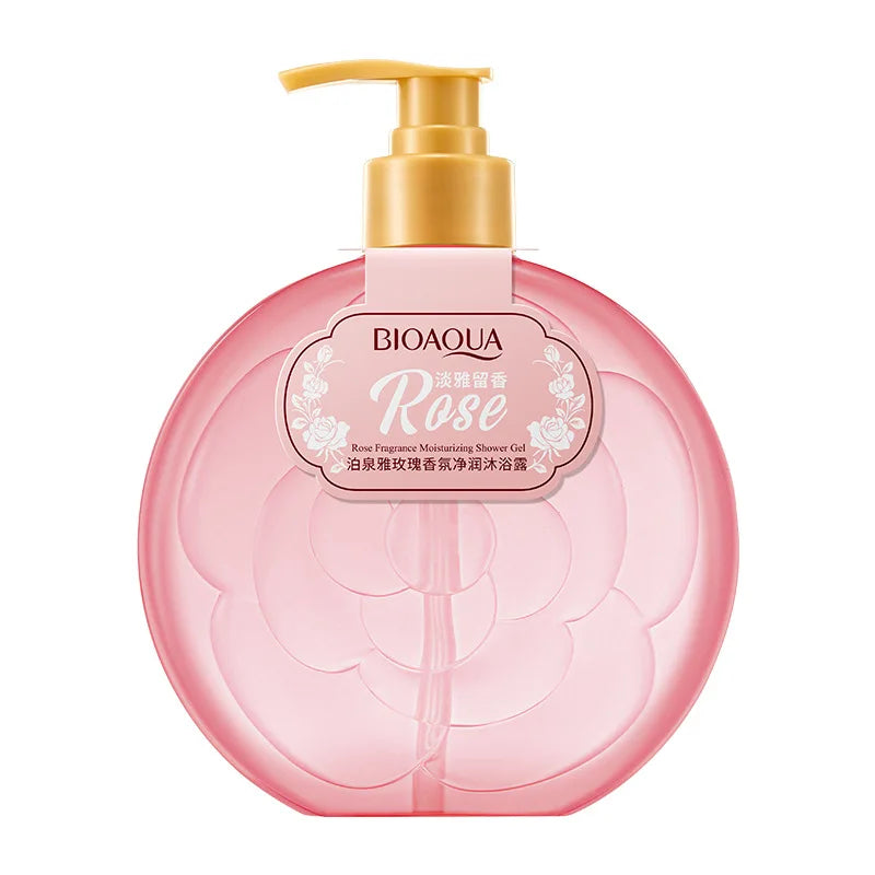 Cherry Blossom Jasmine Rose Fragrance Emollient Shower Gel Moisturizing Rejuvenation Cleansing Dirt Body Wash Fragrant Body Wash