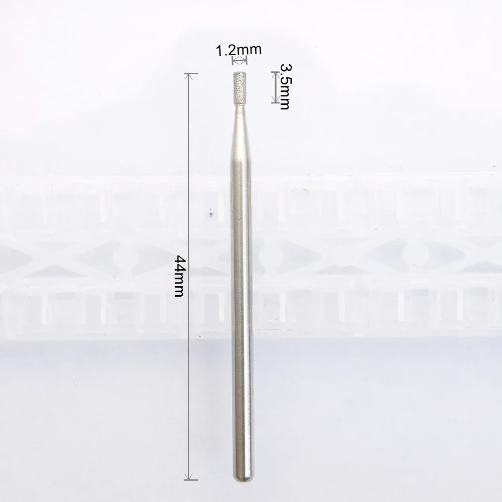 EasyNail 1 PCS 3/32" Diamond Burrs Drill Bit Nails Stainless Steel Cutter For Manicure Professional Remove Nail Gel Tools