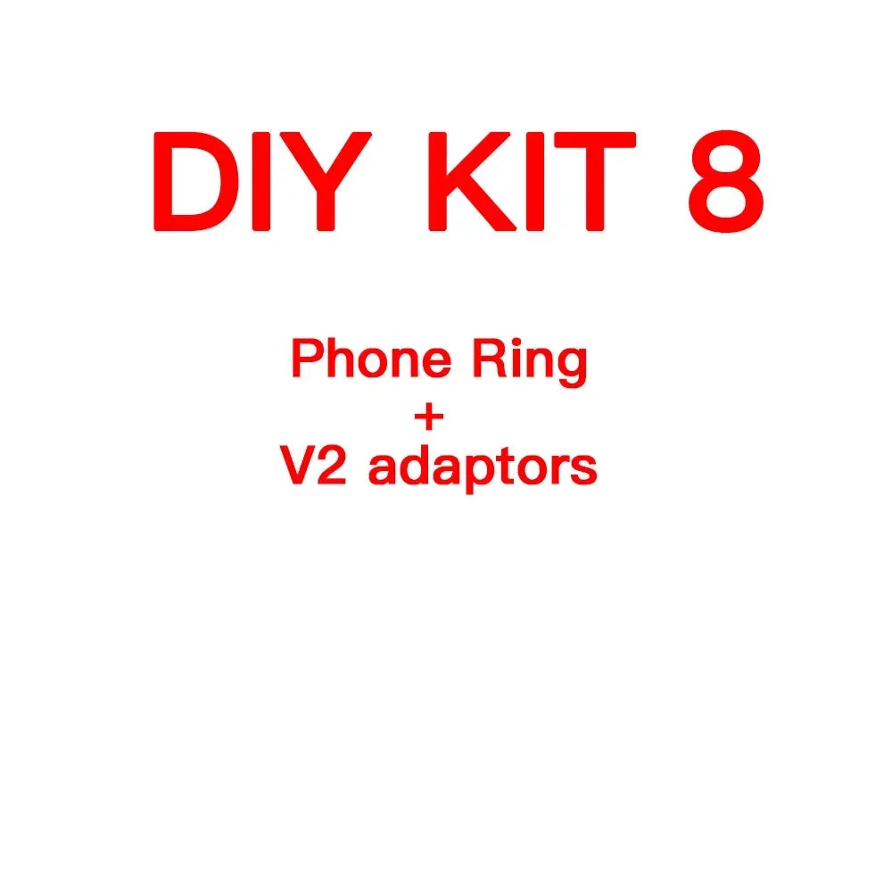 Motorcycle Fork Handlebar phone holder Mount Universal adaptors V2 Vibration dampeners Phone rings Belt Clip Armband Lock