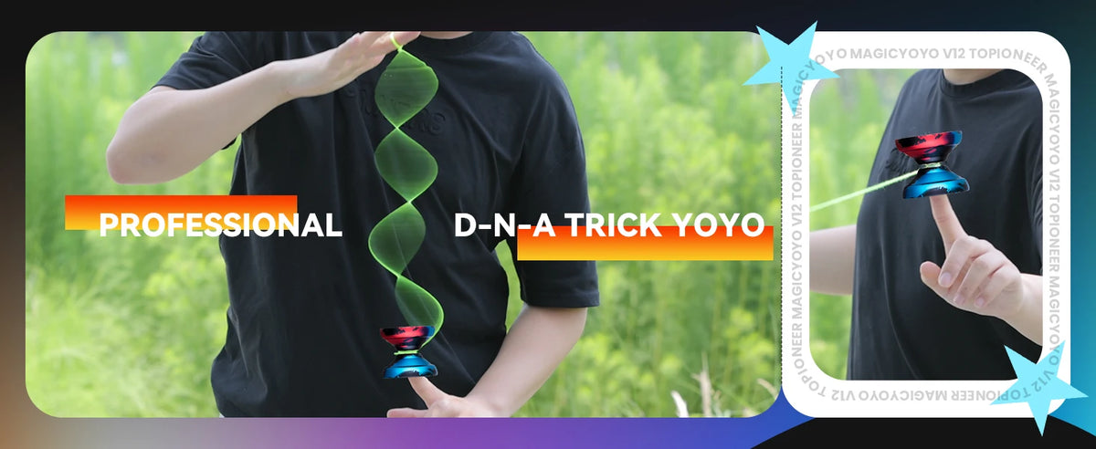 MAGICYOYO V12 Professional Yoyo for Advanced Player, Dual Function Yoyo for Kids Beginner