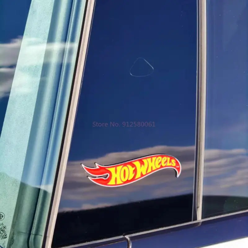 2026 Hot Wheels Co Branded Metal Car Stickers Classic Logo Series Car Model Decoration Collection