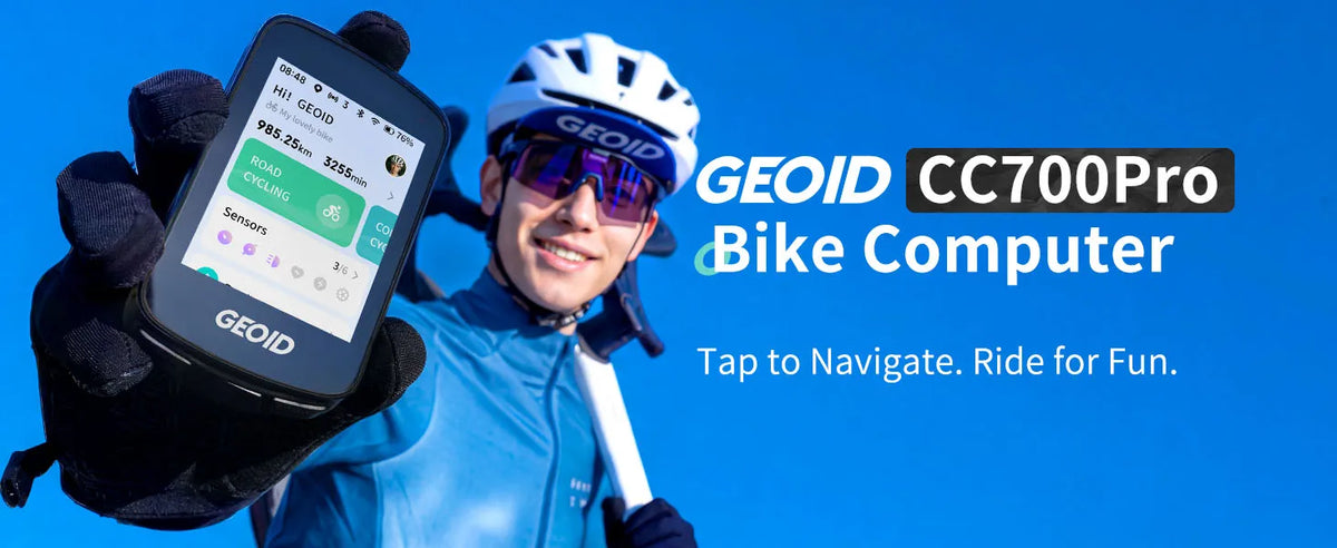 GEOID CC700/PRO Bike Computer Wireless Color Screen Bicycle Speedometer ANT+ WIFI Cycling Speedometer IPX7 Waterproof Odometer