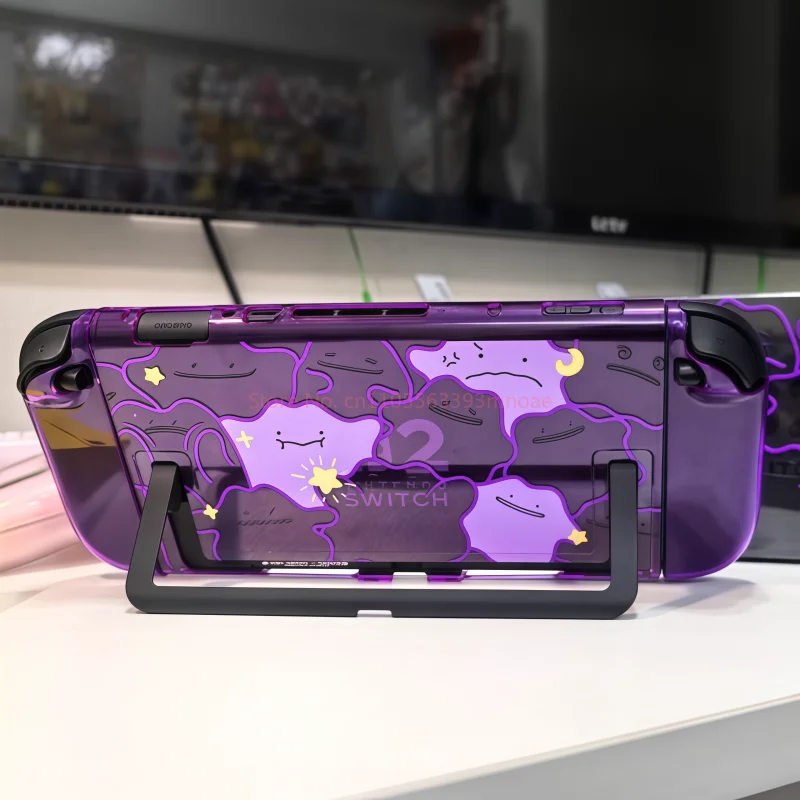 Switch Ns2 Hard Shell Protective Case For Cute Anime Character Pattern Handheld Game Console Accessories Periphery Joystick Cap
