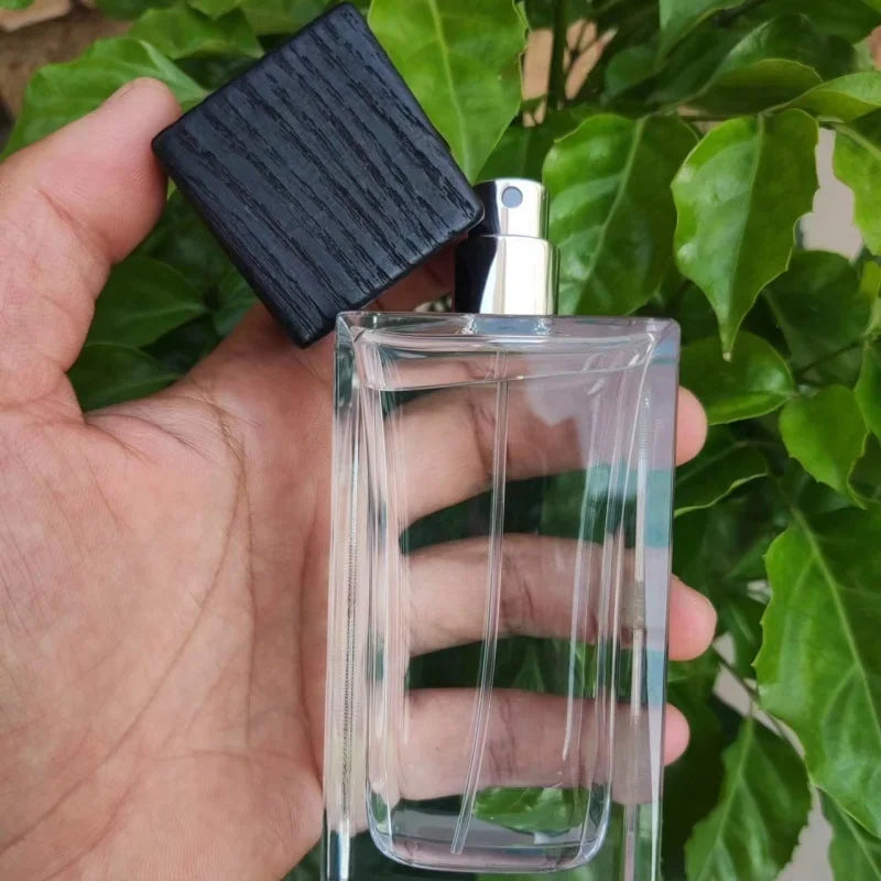 5pcs 100ml Empty Premium Perfume Bottle Clear Polished Glass Spray Bottle Crimp Nick Bayonet Empty Spray Bottle Need A Tool