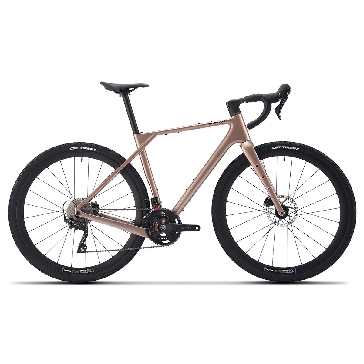 SAVA New R21 Gelaro S8/S6/S4 Gravel Bike, All-Terrain Off-Road Bike, Carbon Fiber Frame and GRX 12/GRX 20Speed Gearset Bicycle