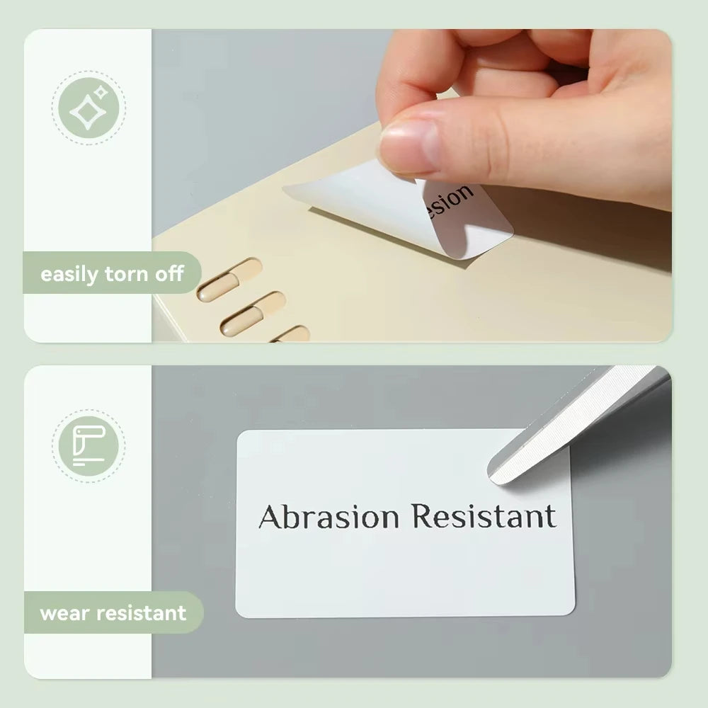 Niimbot Thermal Label for B21/B3S/B1 Printer Waterproof Label Business Shipping Address Labeling Replacement with Self-Adhesive