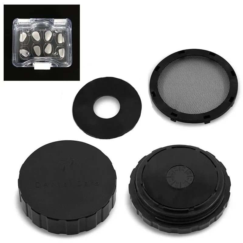Dental Veneers Box All Ceramic Pretreatment Patch +Tooth Film Covering Storage Box Flushable Lab Tools Dentistry Accessories