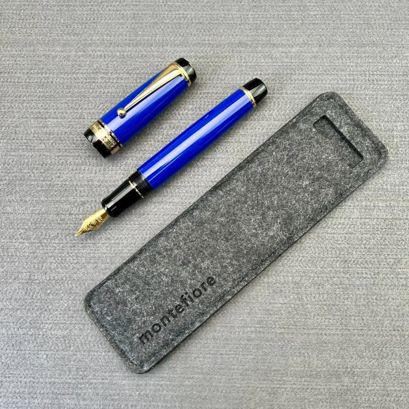 Montefiore Fountain Pen Large Metal Non Carbon Pilot 30 Size No35 Nib Ink Convertor Writing Stationery Gift